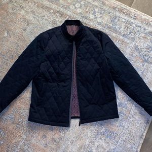 Ted Baker Navy Quilted Jacket